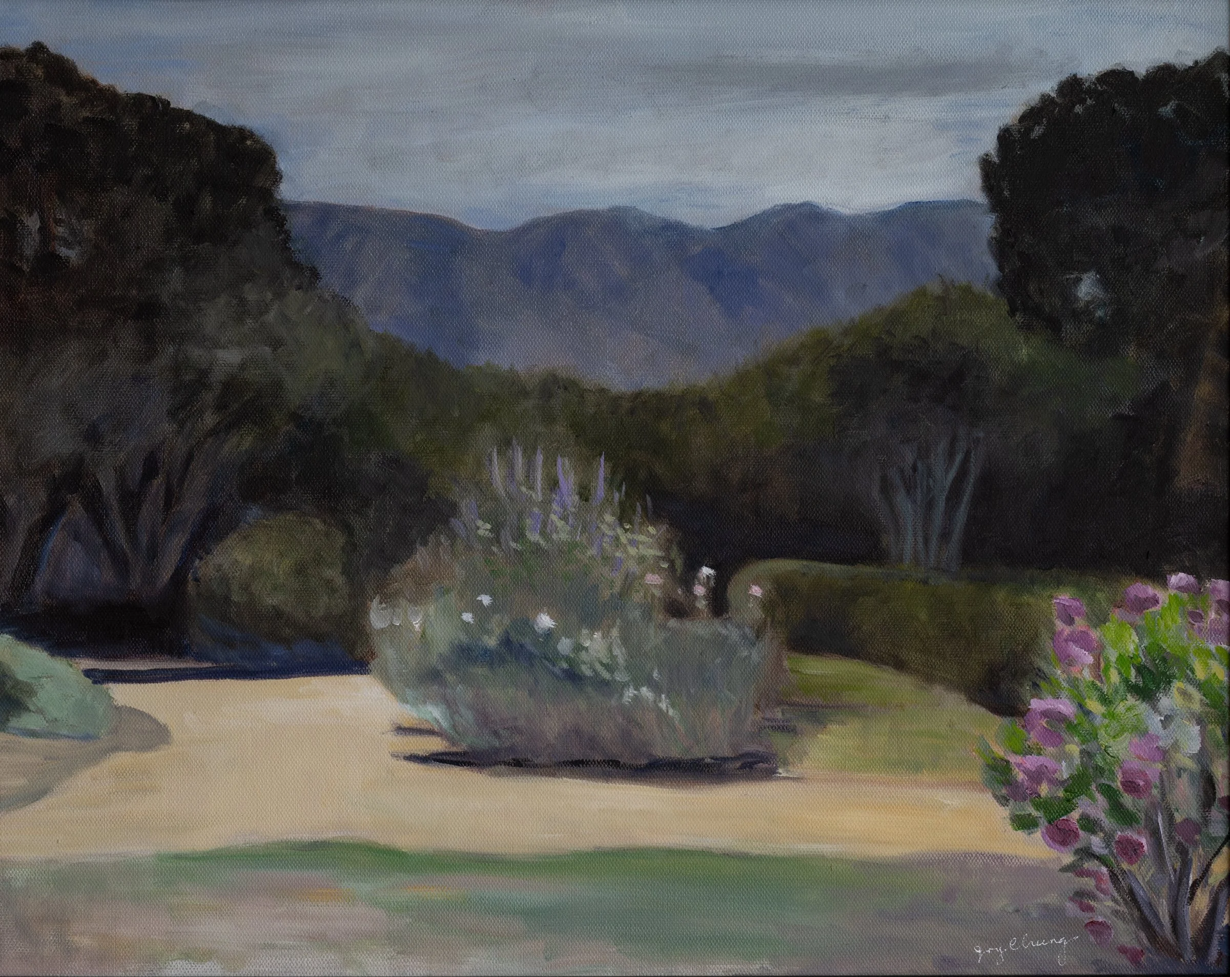 The Rose Garden   oil on canvas | 16x 20"