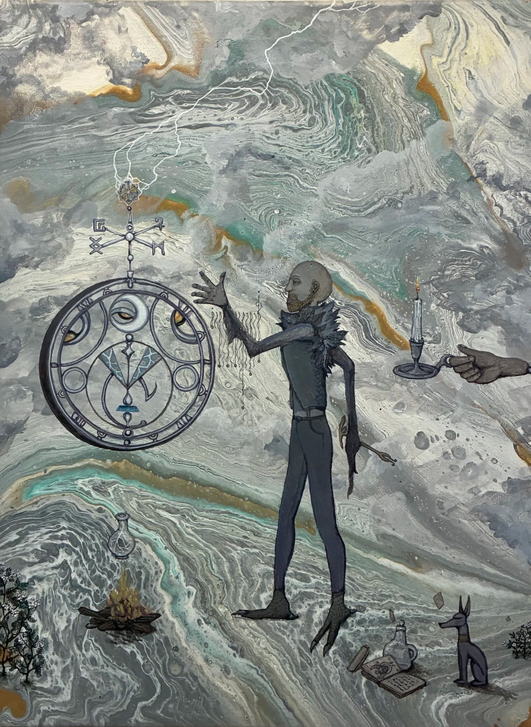 “Weather Vein” - alchemy IX 
‘20 24X18