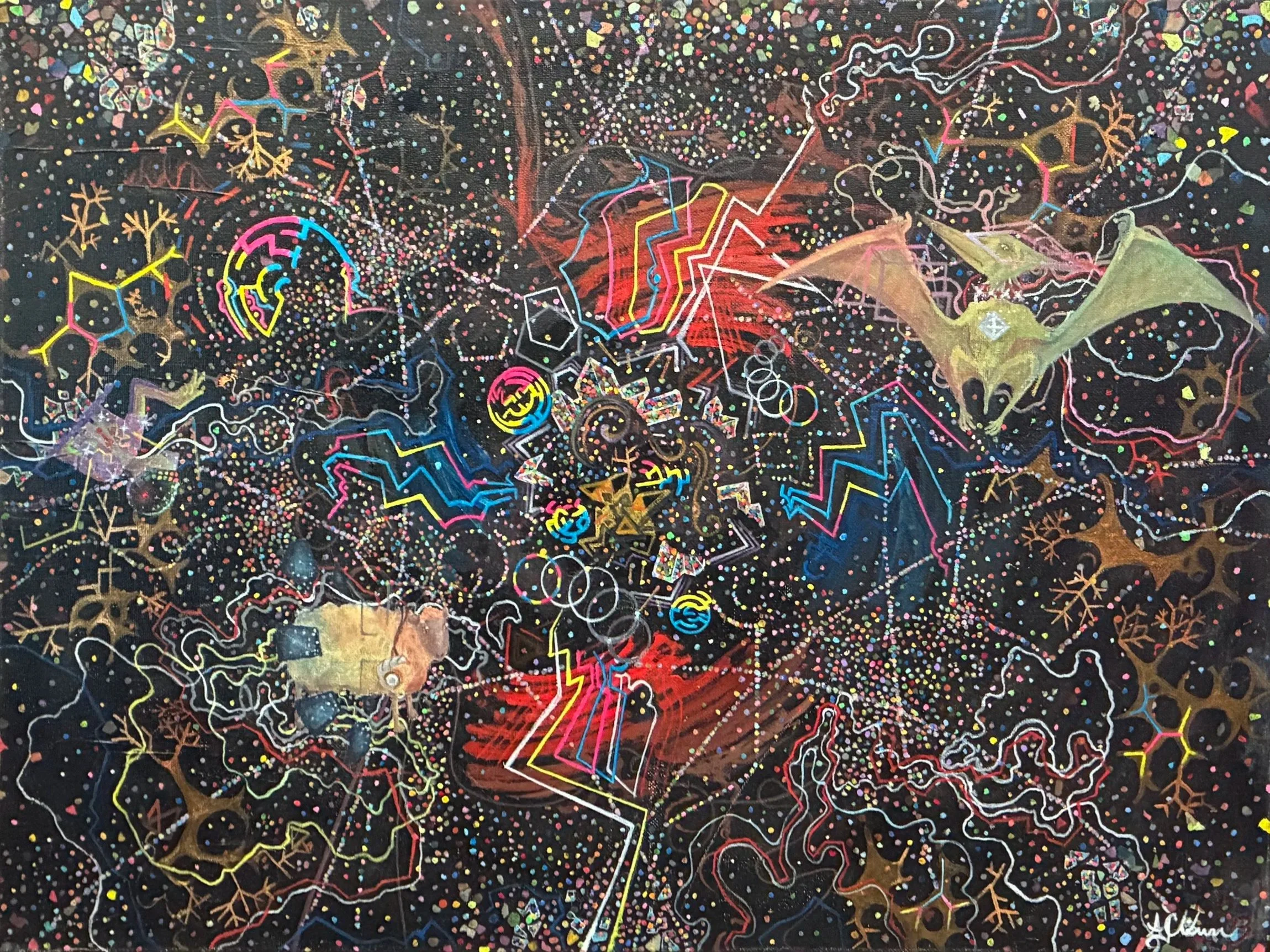 “Semi-Religious Mostly Prestigious 10th Dimensional Rift”
‘14 24x20