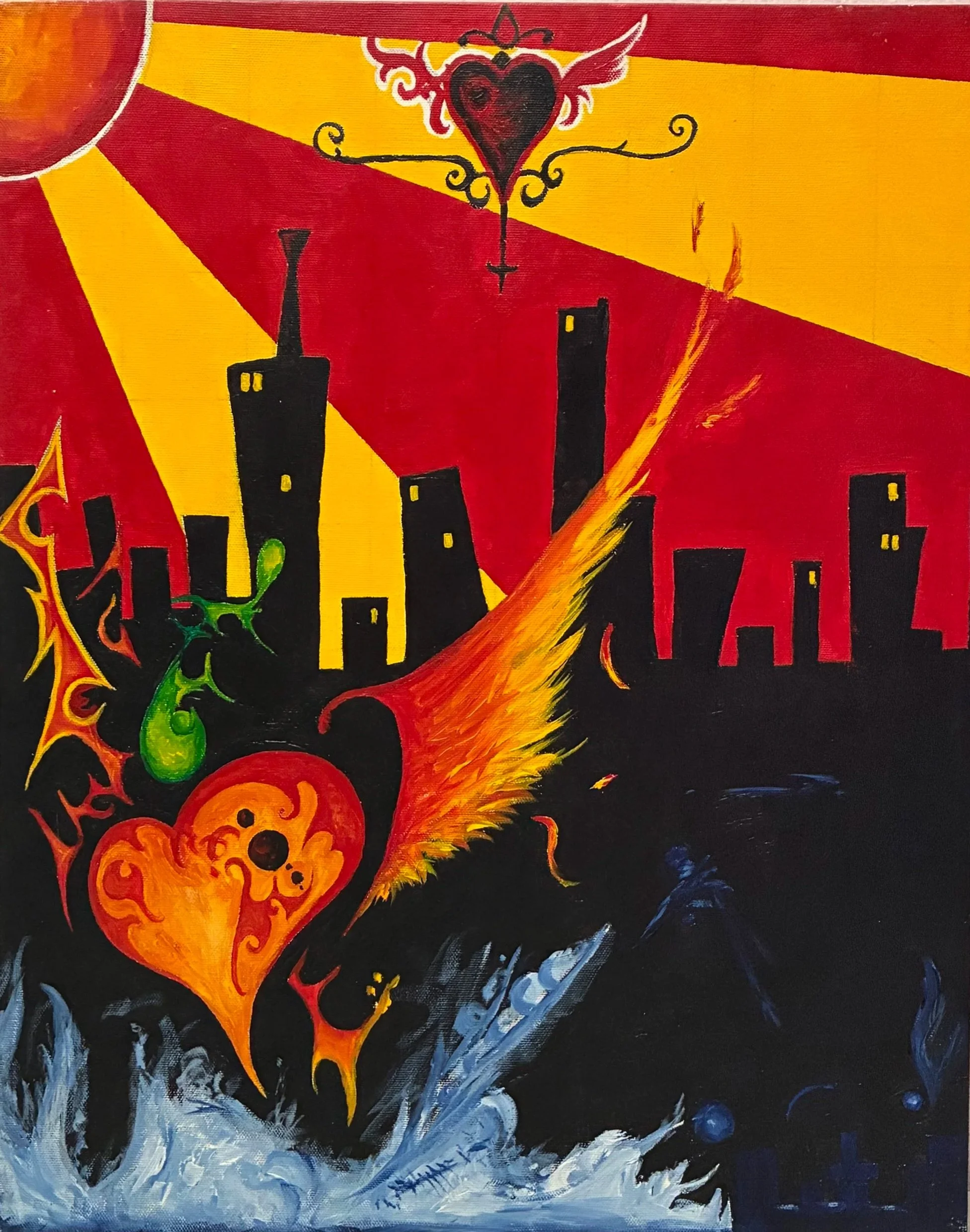 “Rise & Fall)
20x16