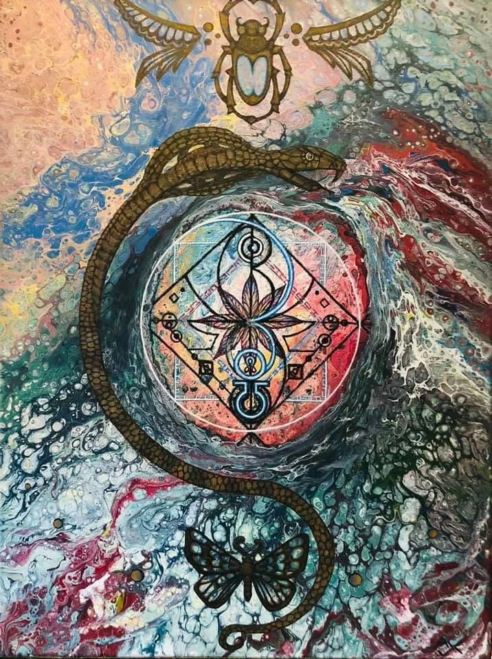 “The Chain & Nothing” - alchemy I
‘19 - 24X18