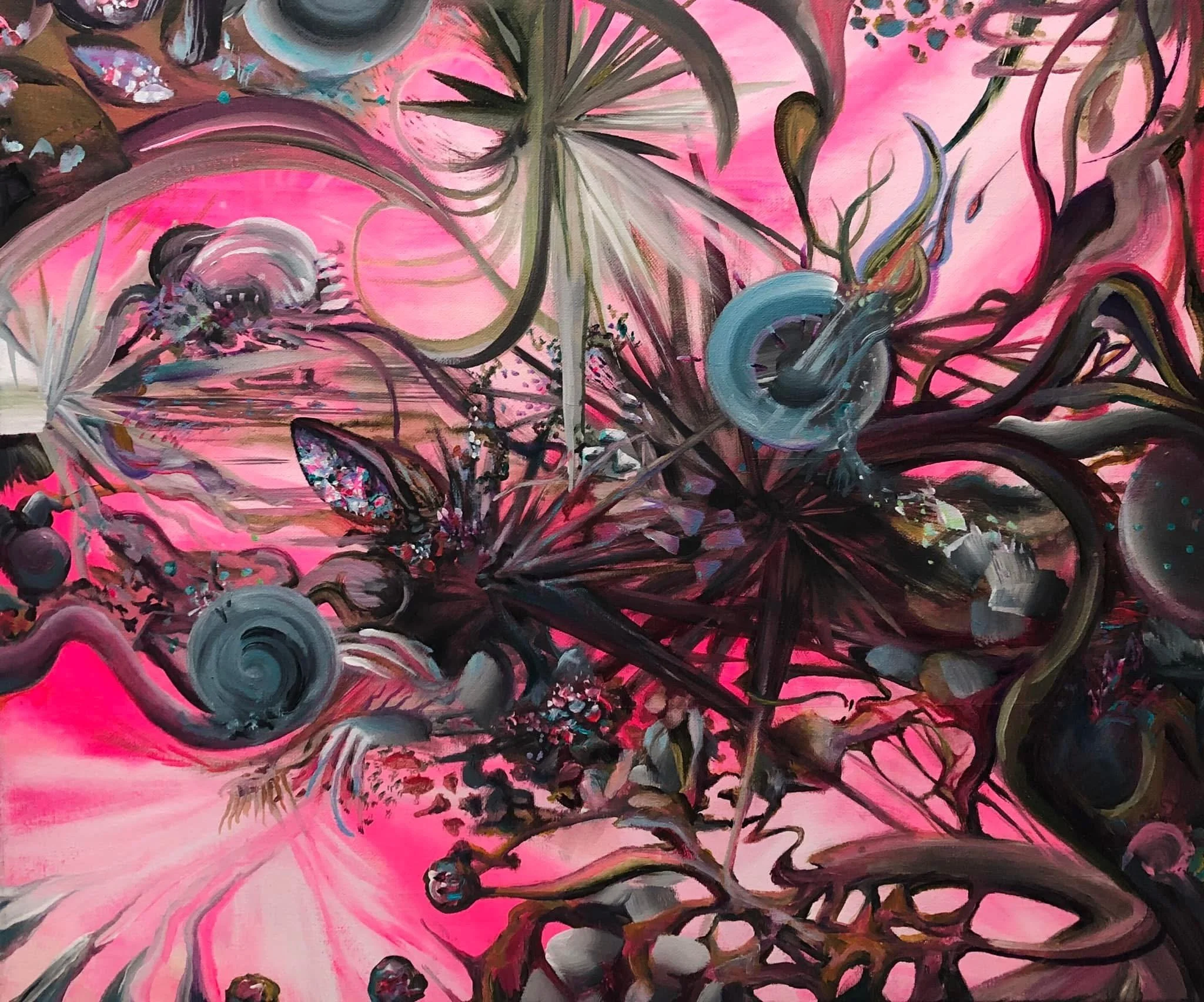 “Vicious Magicians” (sea urchin)
‘24 - 24X20