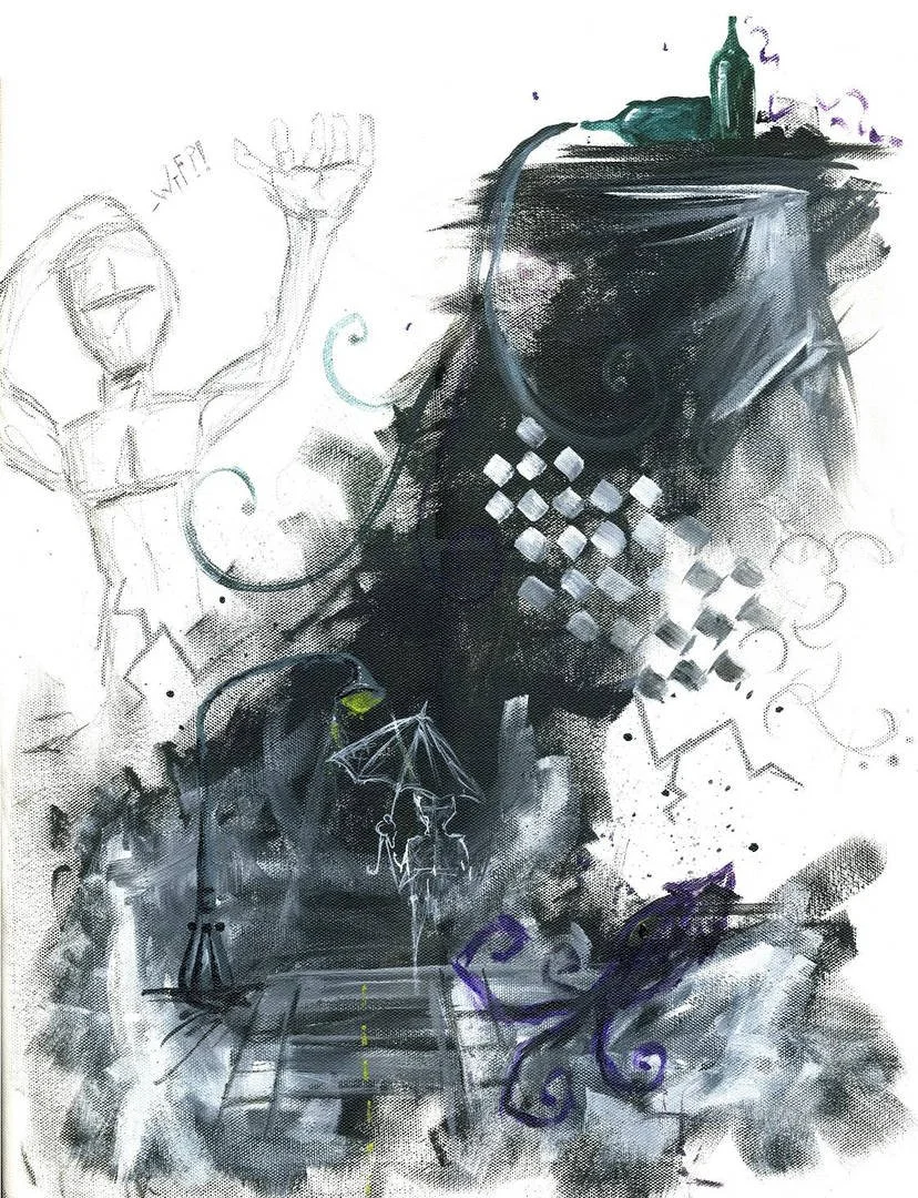 “Honey, Shut up” (dark horse)
20x16