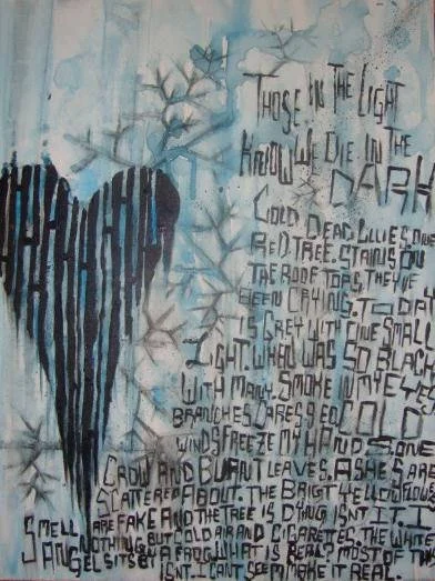“We sing in the dark”
24x20