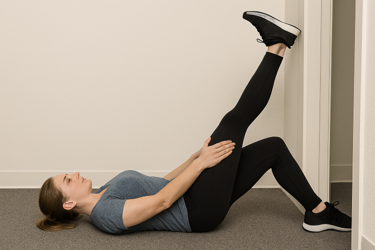 Hamstring Stretch With External Rotation Hamstring Stretches (Recommended by a Physio) — Ducker Physio Adelaide