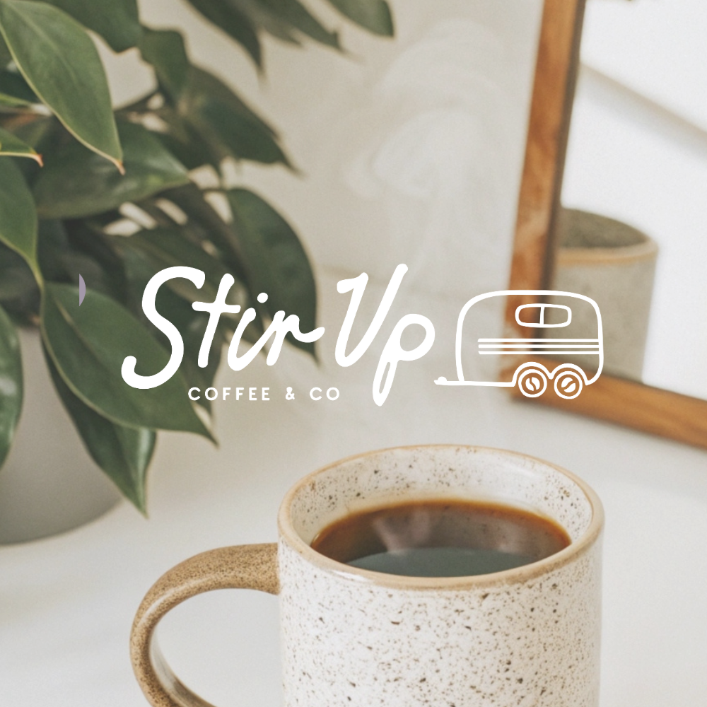 Stir Up Logo Mock Up Coffee Cup
