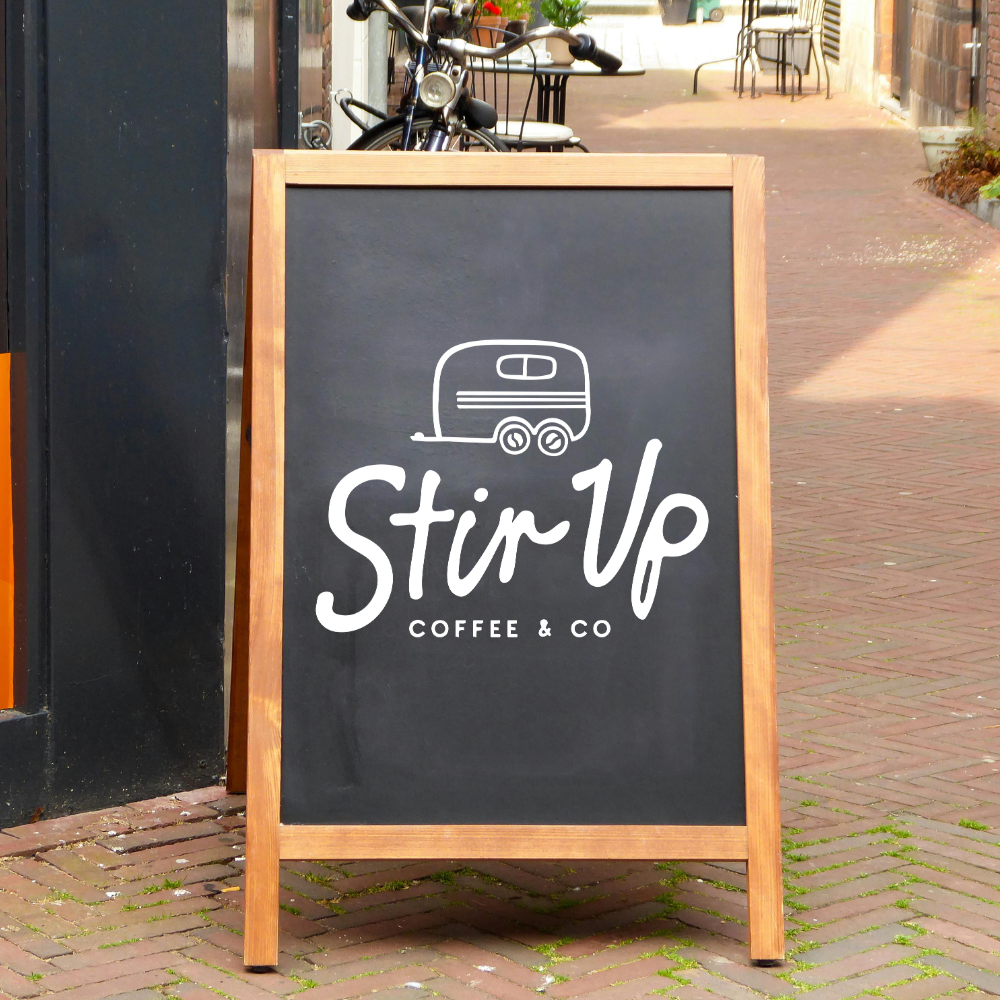 Stir Up Coffee Sign
