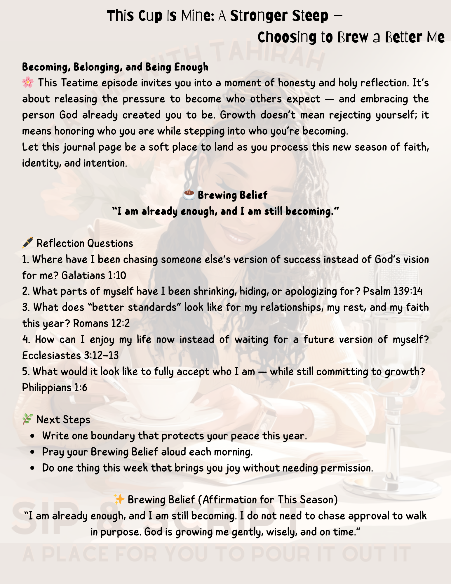 Season 2: Ep. 1: This Cup Is Mine: A Stronger Steep