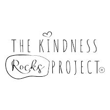 The image features the logo of 'The Kindness Rocks Project' with stylized text.