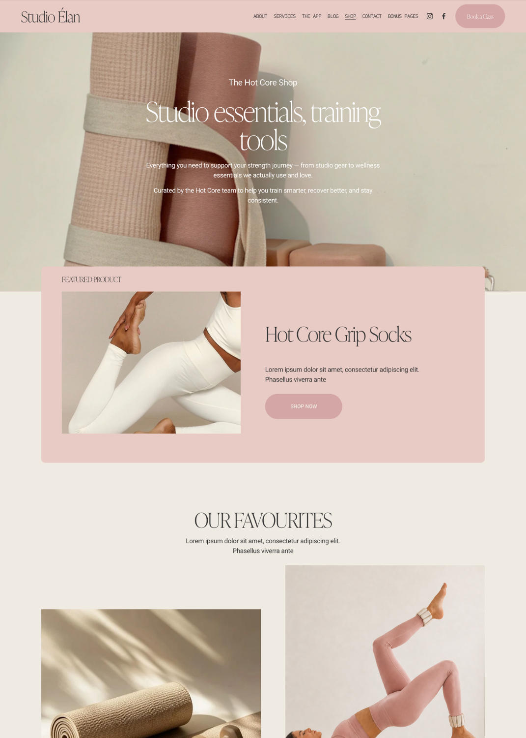 Best Squarespace Website Template