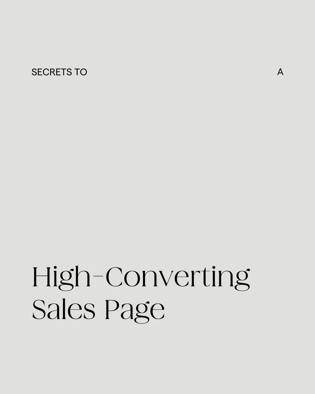 Want to create a high-converting sales page that turns visitors into clients? Here are 5 essential tips to get you started:

1. Compelling Headline: 
Grab attention with a headline that speaks to your audience&rsquo;s needs.

2. Understand their stru