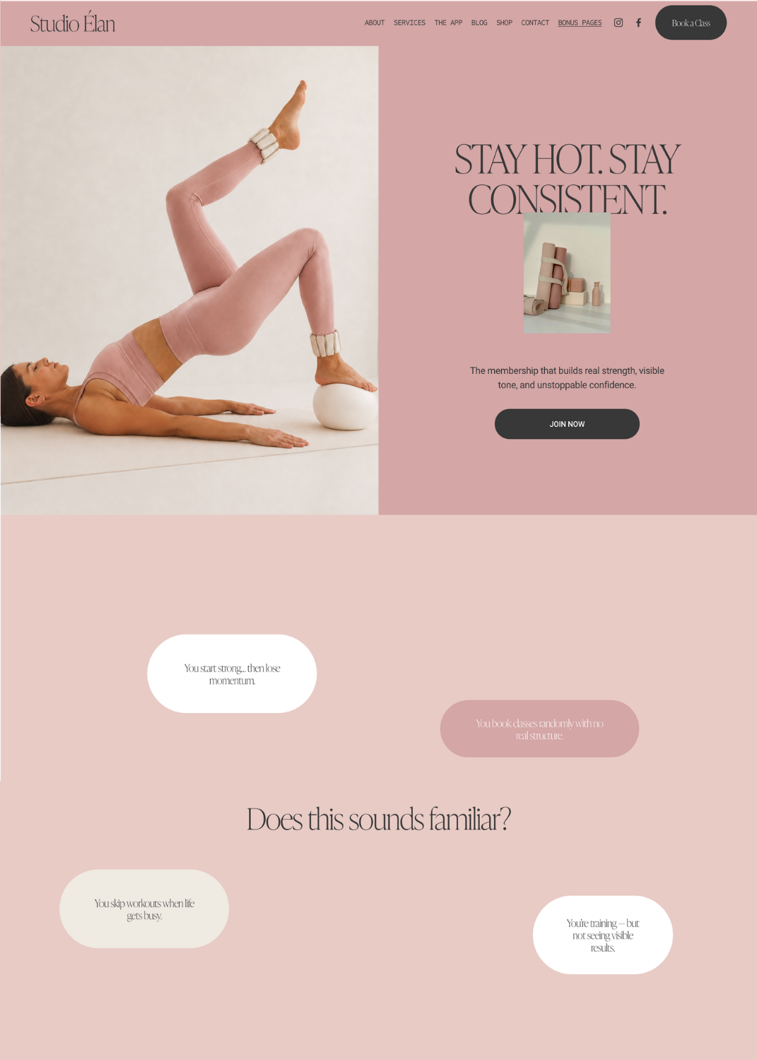 Best Squarespace Website Template