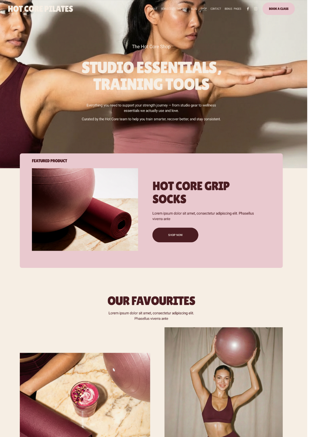 Best Squarespace Website Template