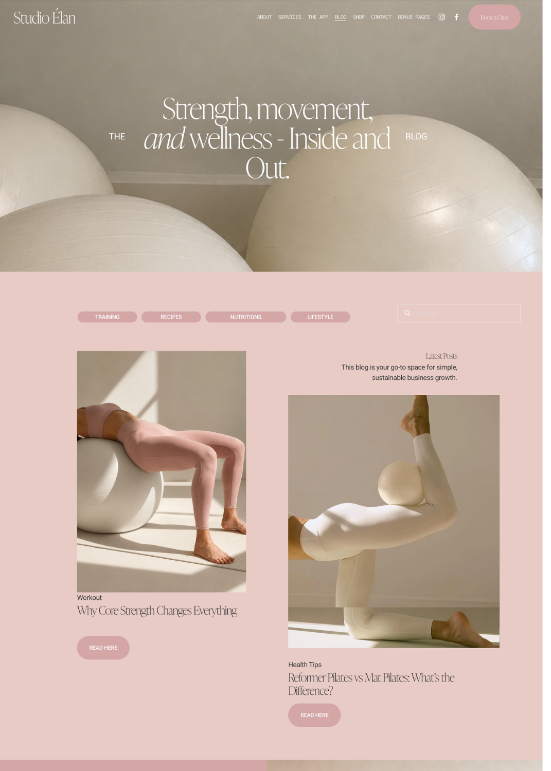 Best Squarespace Website Template