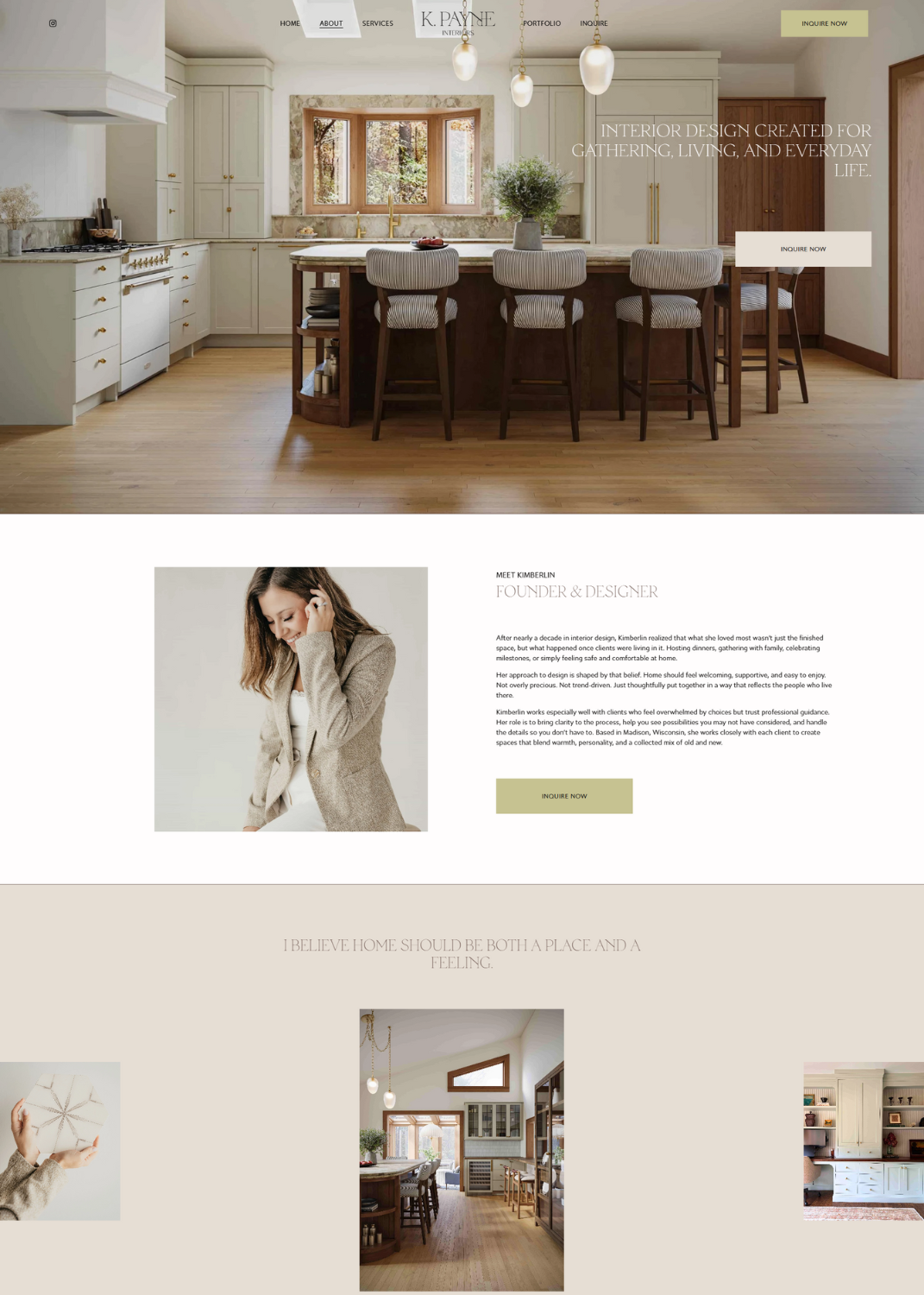 premium squarespace templates social media manager