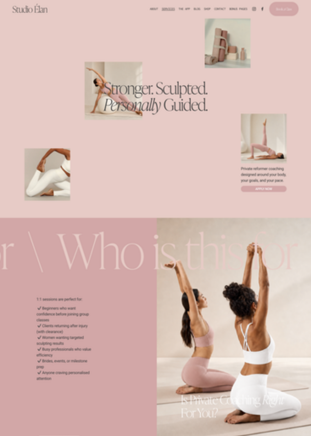Best Squarespace Website Template