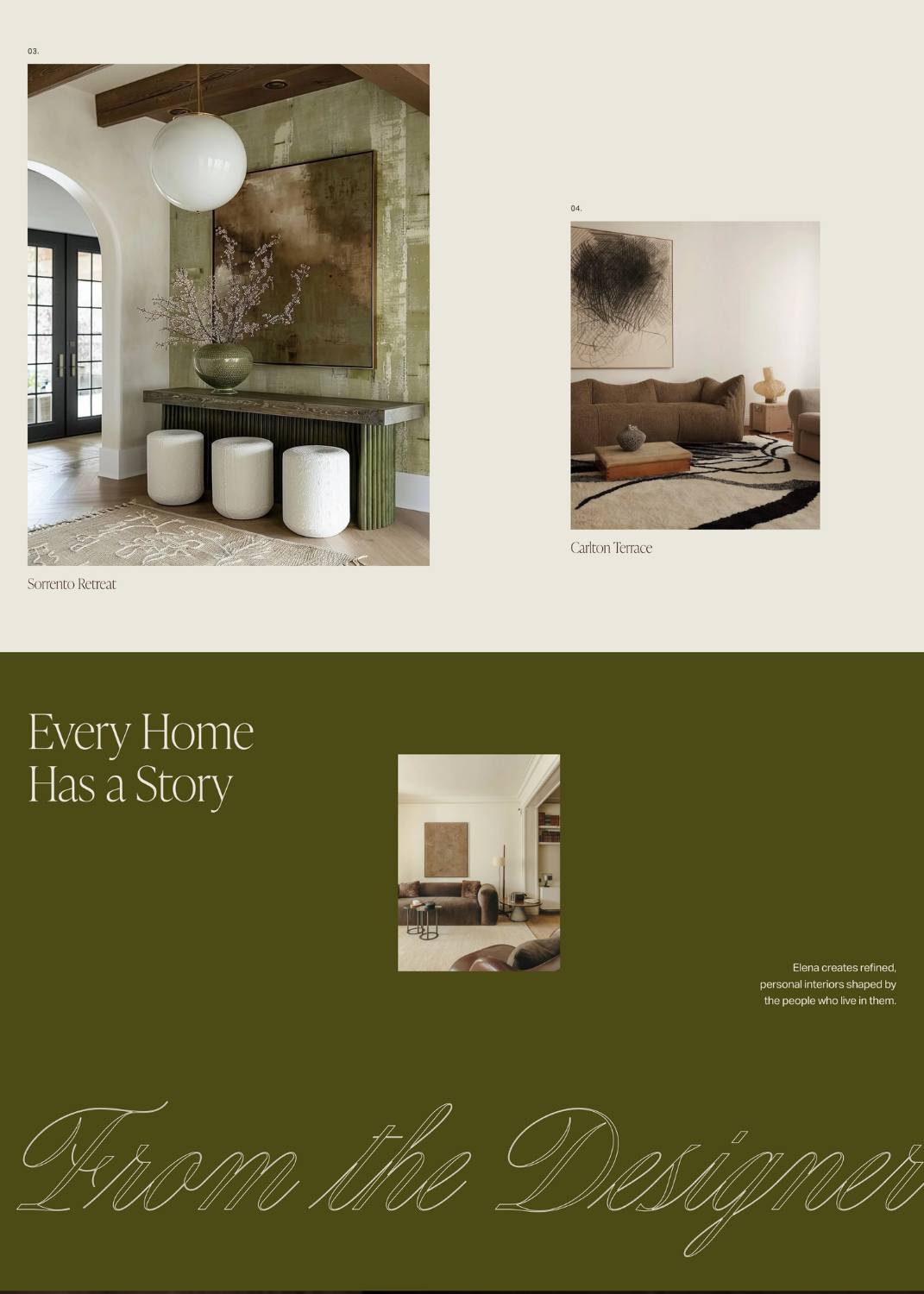Premium Squarespace Template for Interior Designers