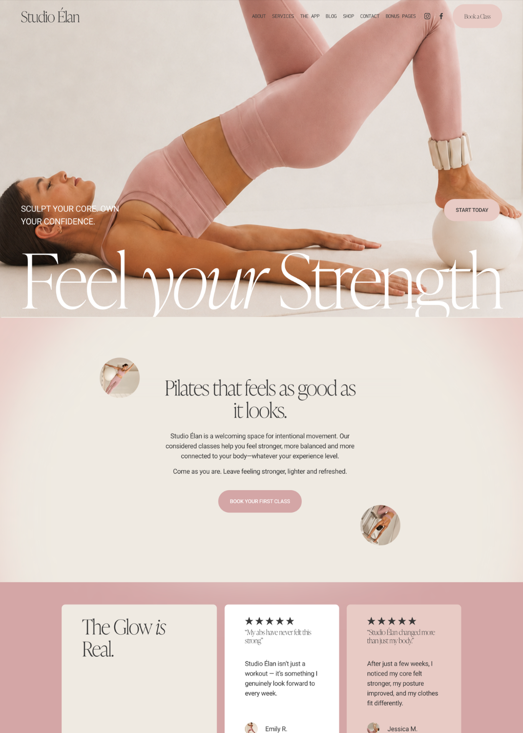 Best Squarespace Website Template