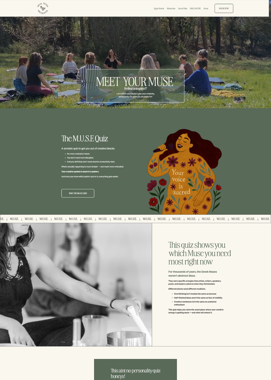 Her Social Squarespace Template Thumbnail