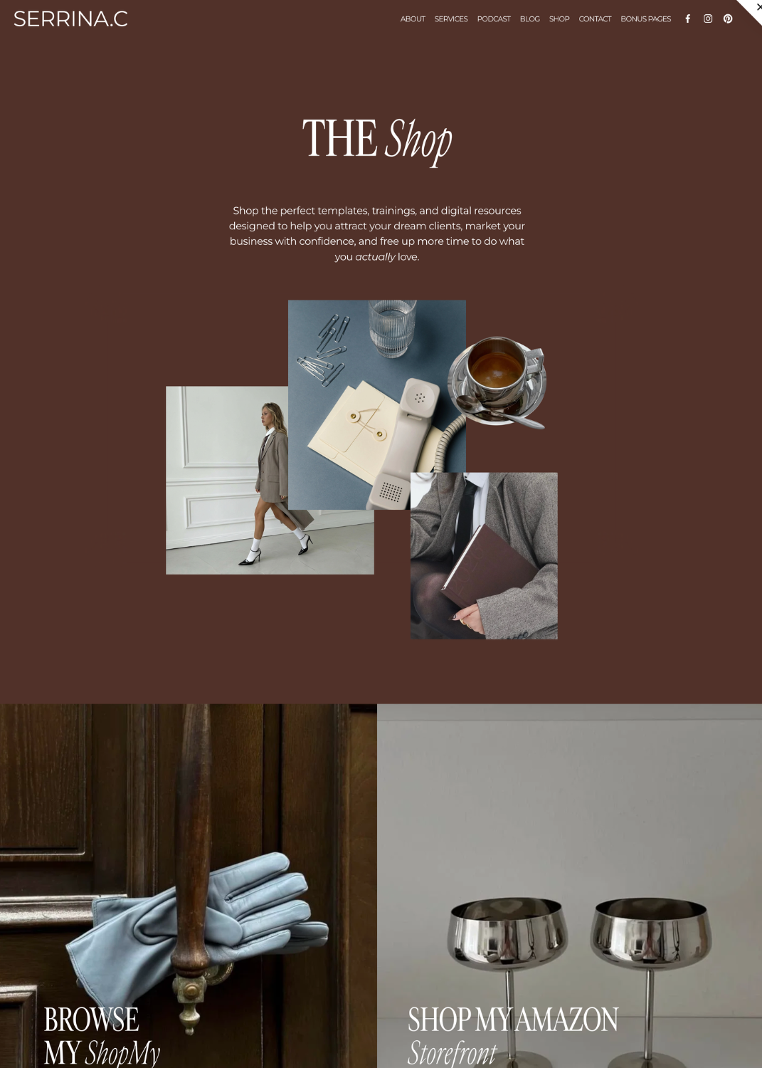 Squarespace Template for coaches