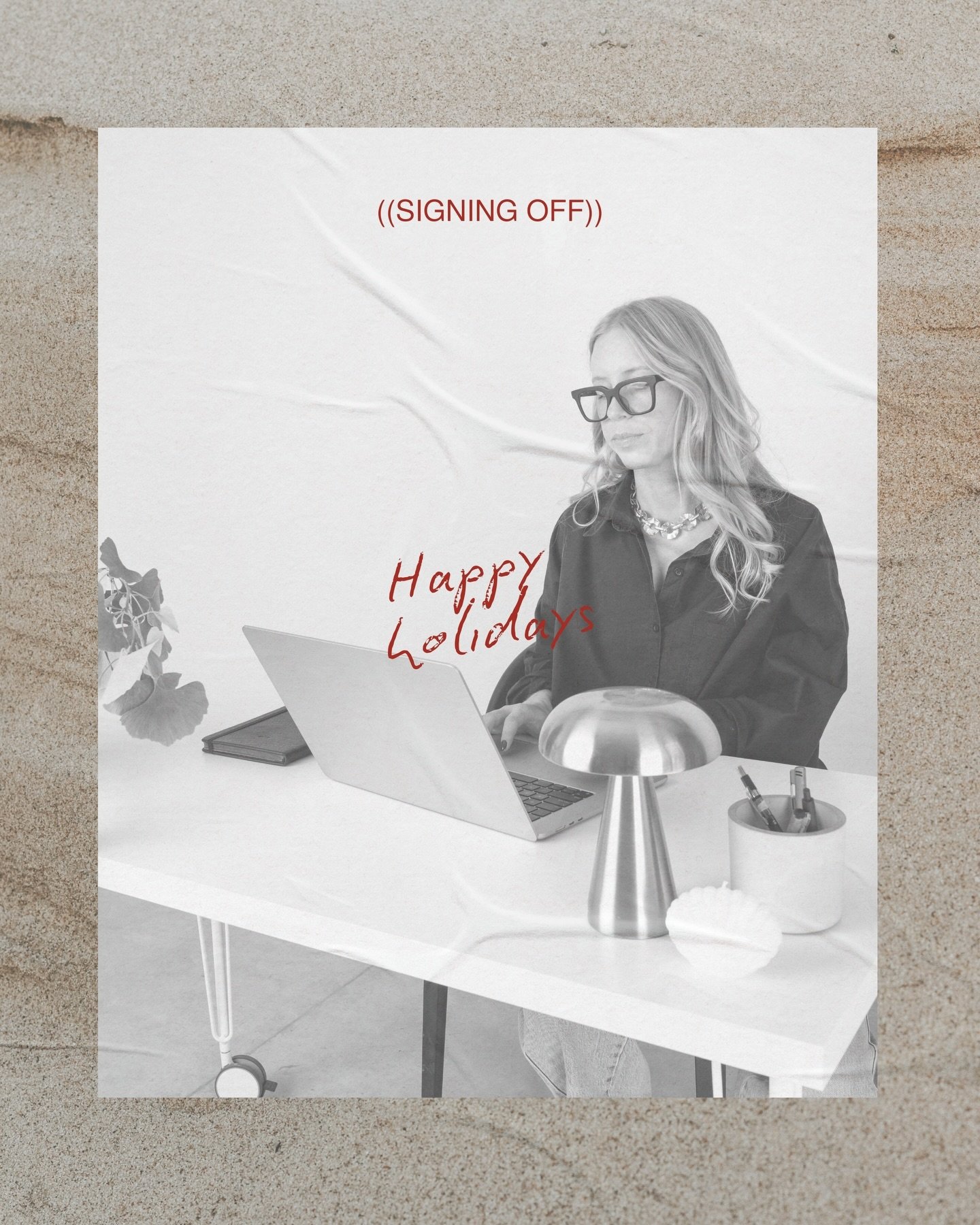 Signing off for the year.

This year brought growth, clarity, and some important shifts for the studio. 
Feeling grateful for the work, the people, and the progress ❤️🤍🖤

Swipe for a short reflection. Happy holidays!