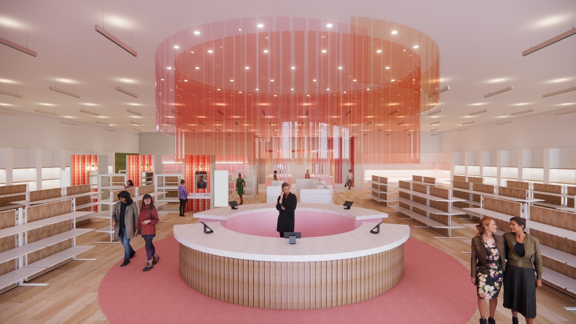 Front View of Store - Created in Revit