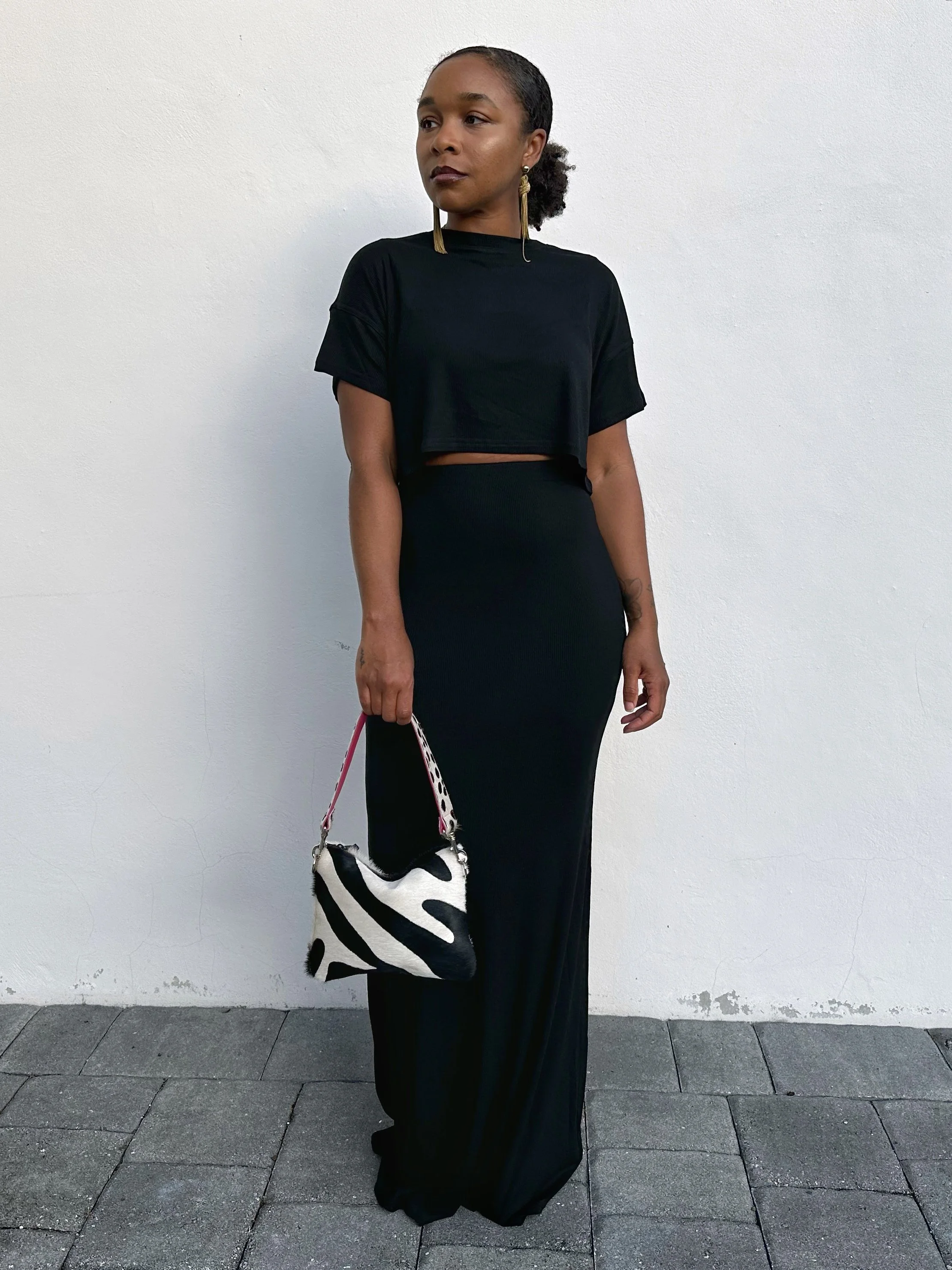 Maxi Skirt &amp; Crop Top Set