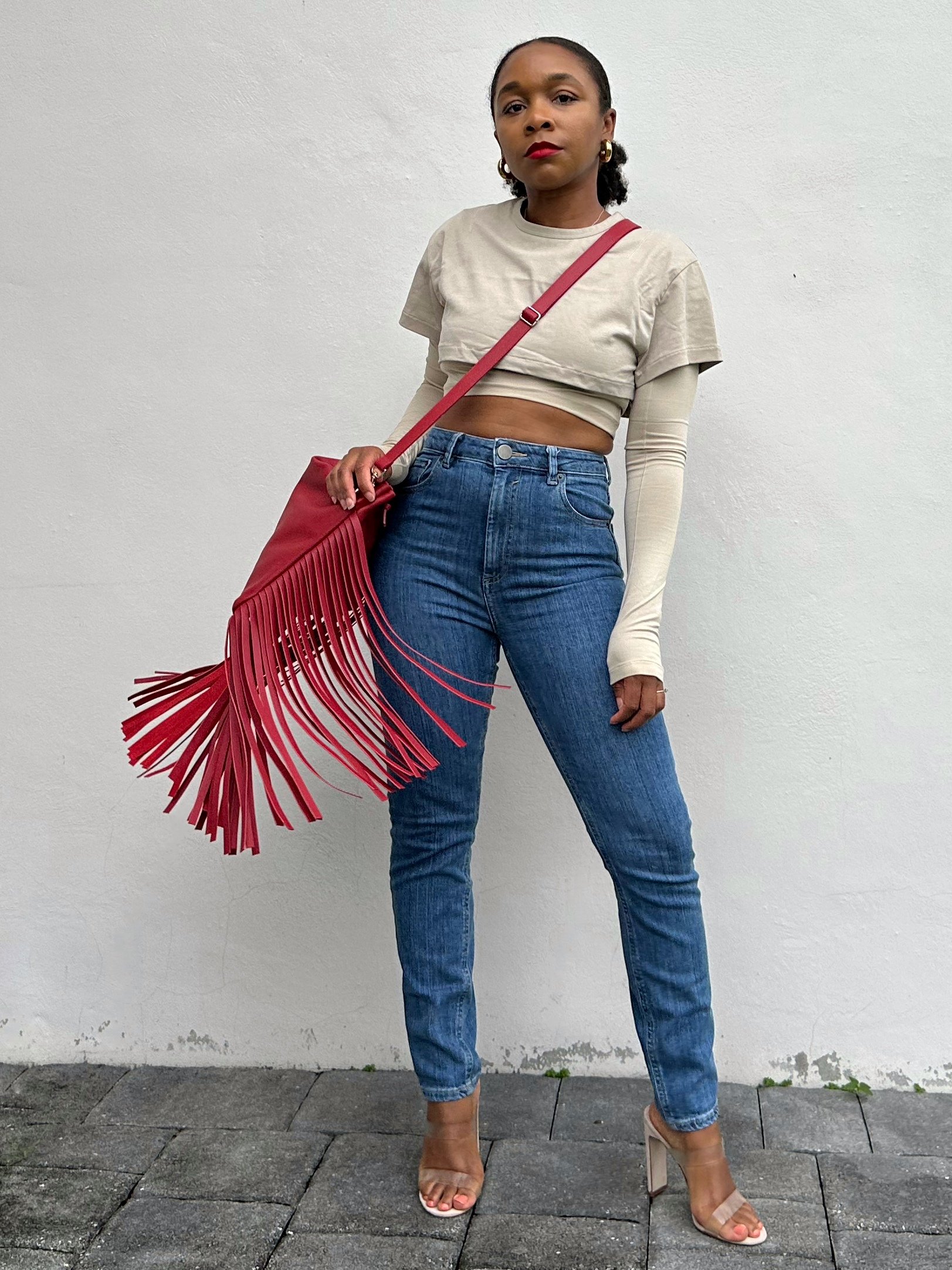 High-Waisted Jeans &amp; A Crop Top