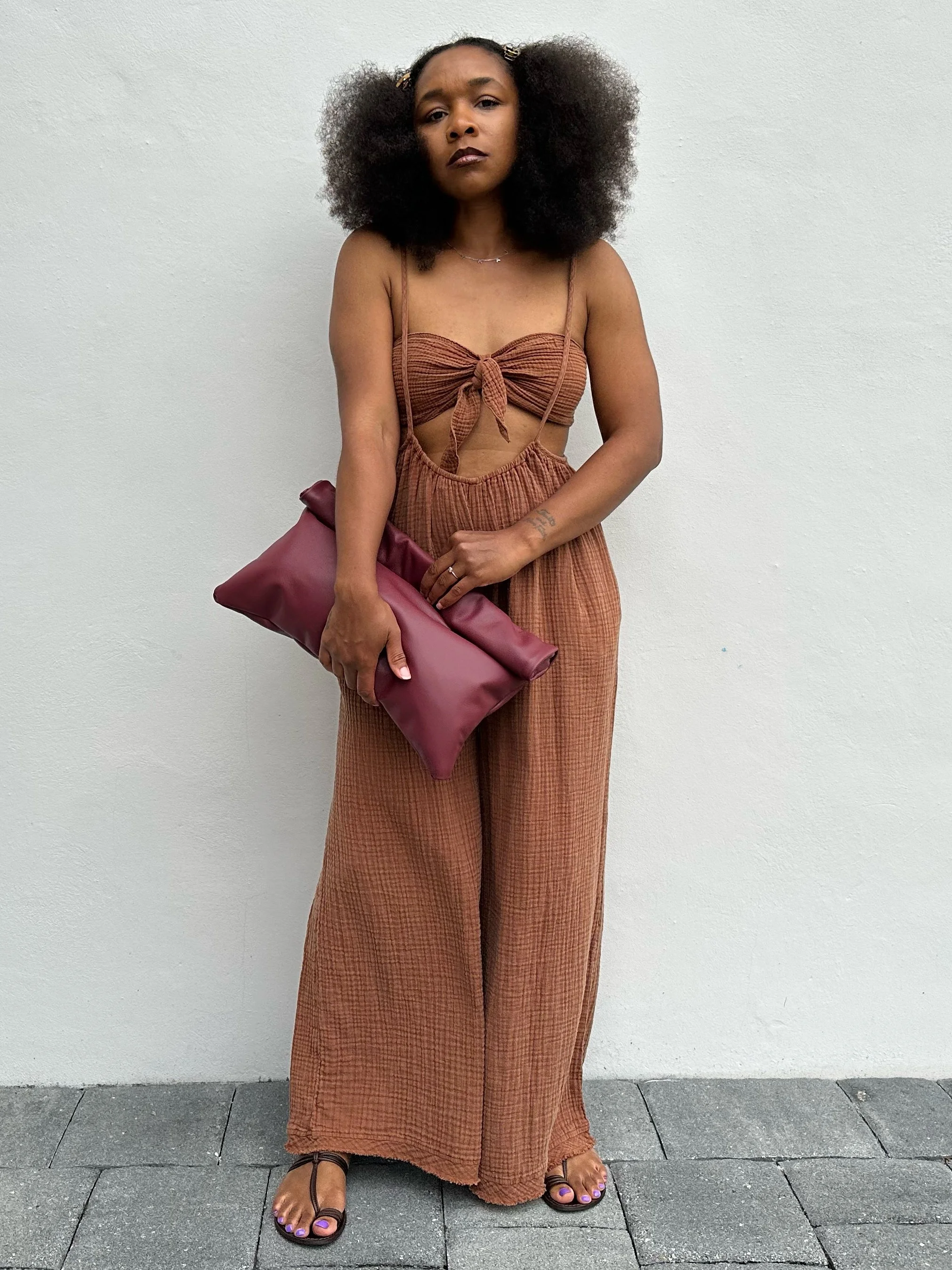Wide Leg Pants Set