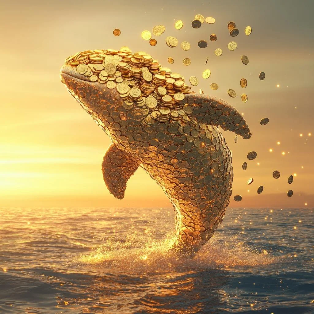 Smiling Dolphin Gold Miharu Token Money Get Rich