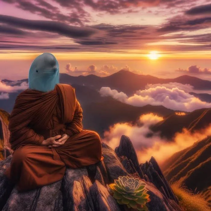 Smiling Dolphin $miharu Zen Token