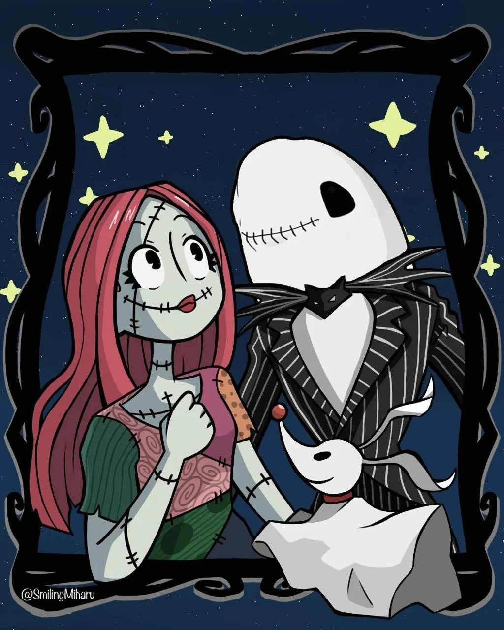 Smiling Dolphin $miharu Token Nightmare Before Christmas