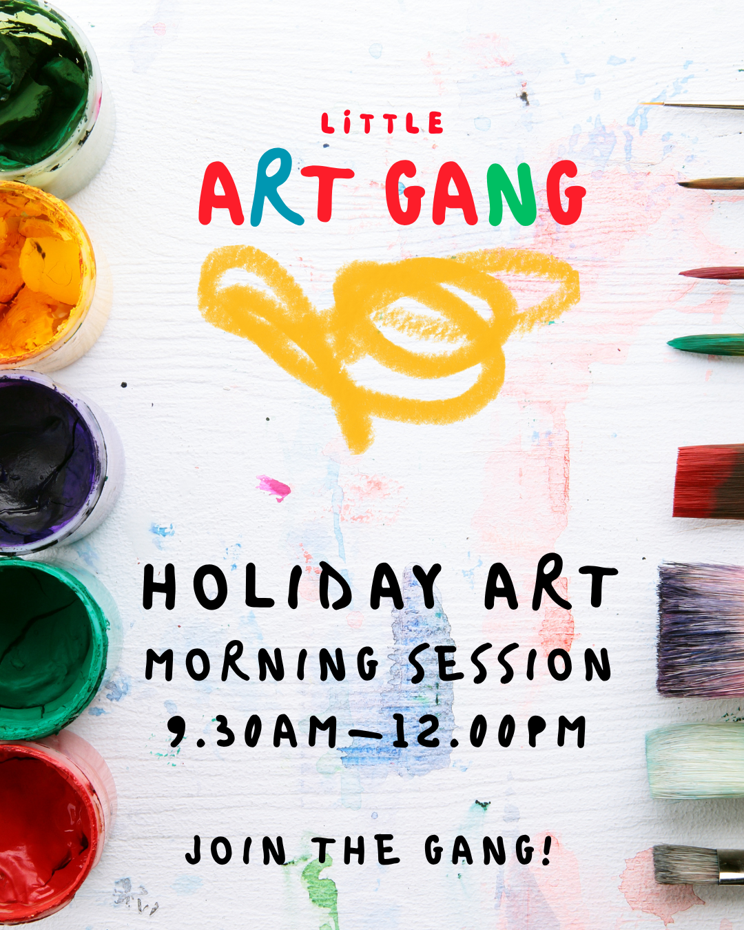 Holiday Art Gang - Morning Session