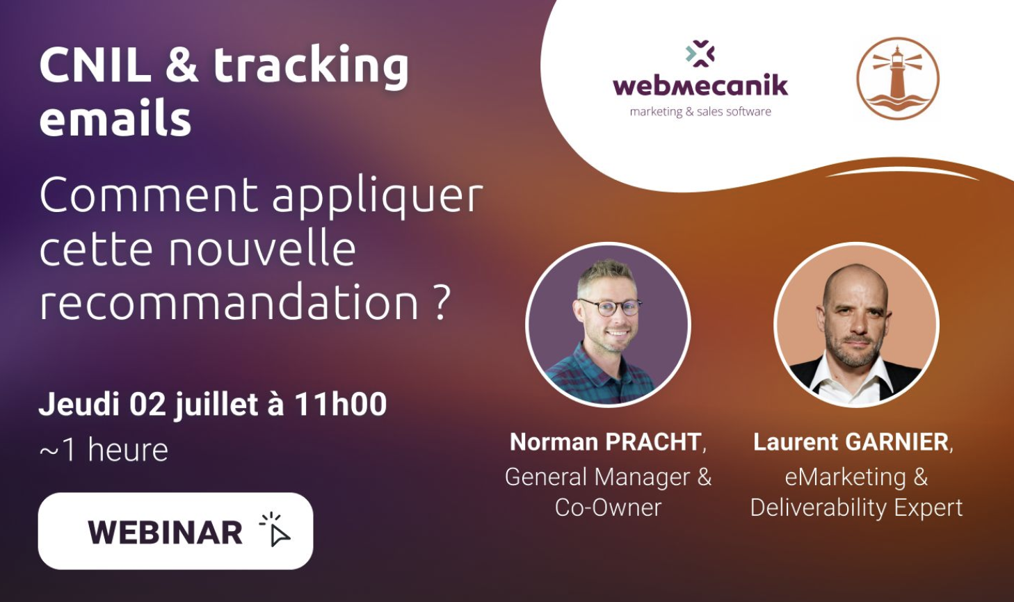 Webmecanik et Ikusita décryptent en direct la recommandation de la CNIL sur les pixels dans les emails. 