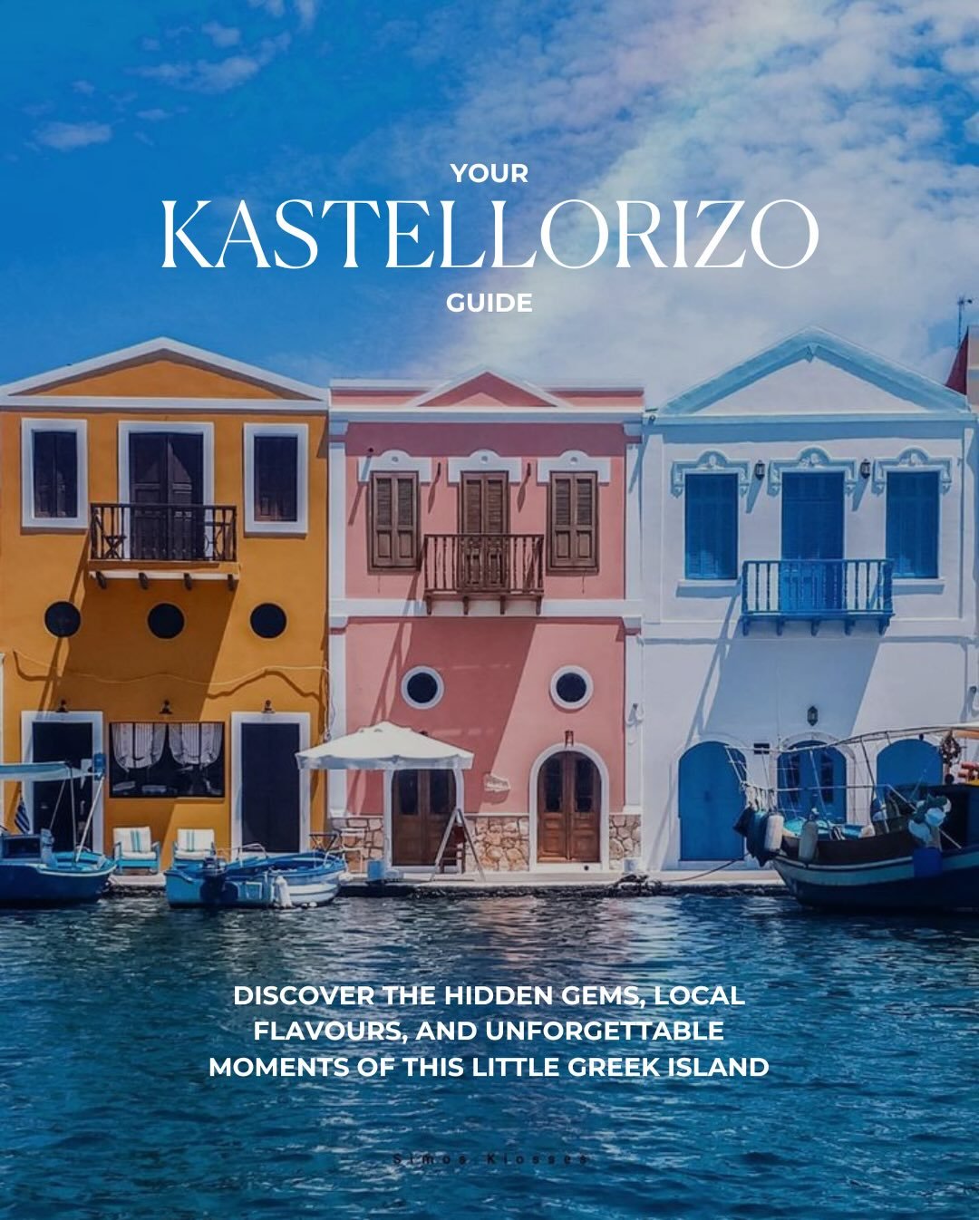 Discover Kastellorizo through our eyes.

From colourful streets and historic sights to fresh local flavours and hands-on experiences, this little Greek island is full of hidden gems.

At Stin Avli, we bring you closer to the heart of the island - wit