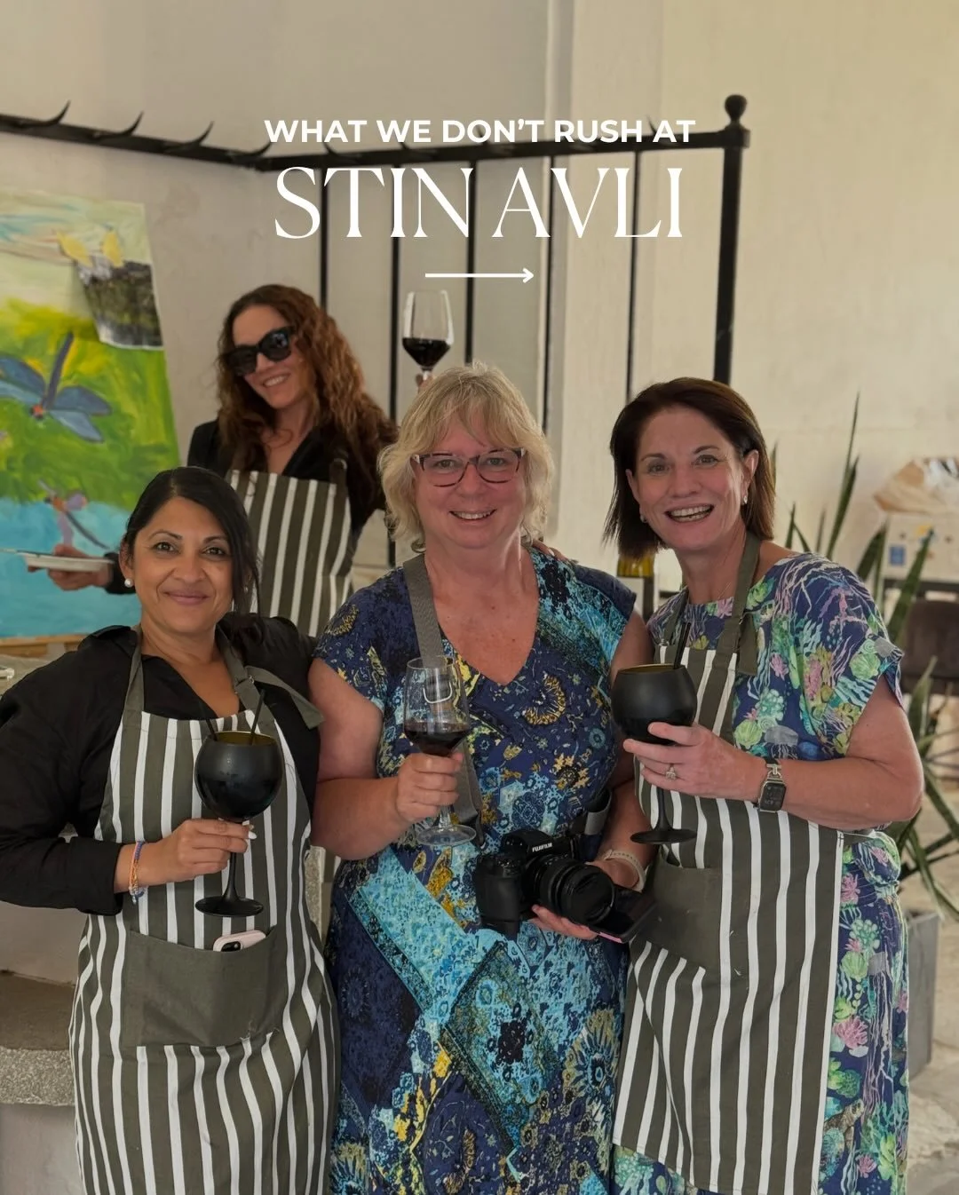 At Stin Avli, slowing down isn&rsquo;t something we schedule - it&rsquo;s how life unfolds here.

We don&rsquo;t rush mornings, meals, movement, or connection. Not because there&rsquo;s nowhere to be, but because being present matters more than doing