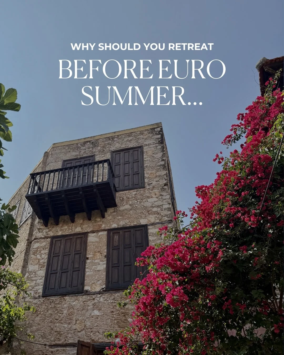 Don&rsquo;t wait for summer to escape...

By the time July arrives, the heat is intense, the harbours are full, and the quiet moments feel harder to find - Spring in Kastellorizo is different.

Retreating in Spring means stepping into summer grounded