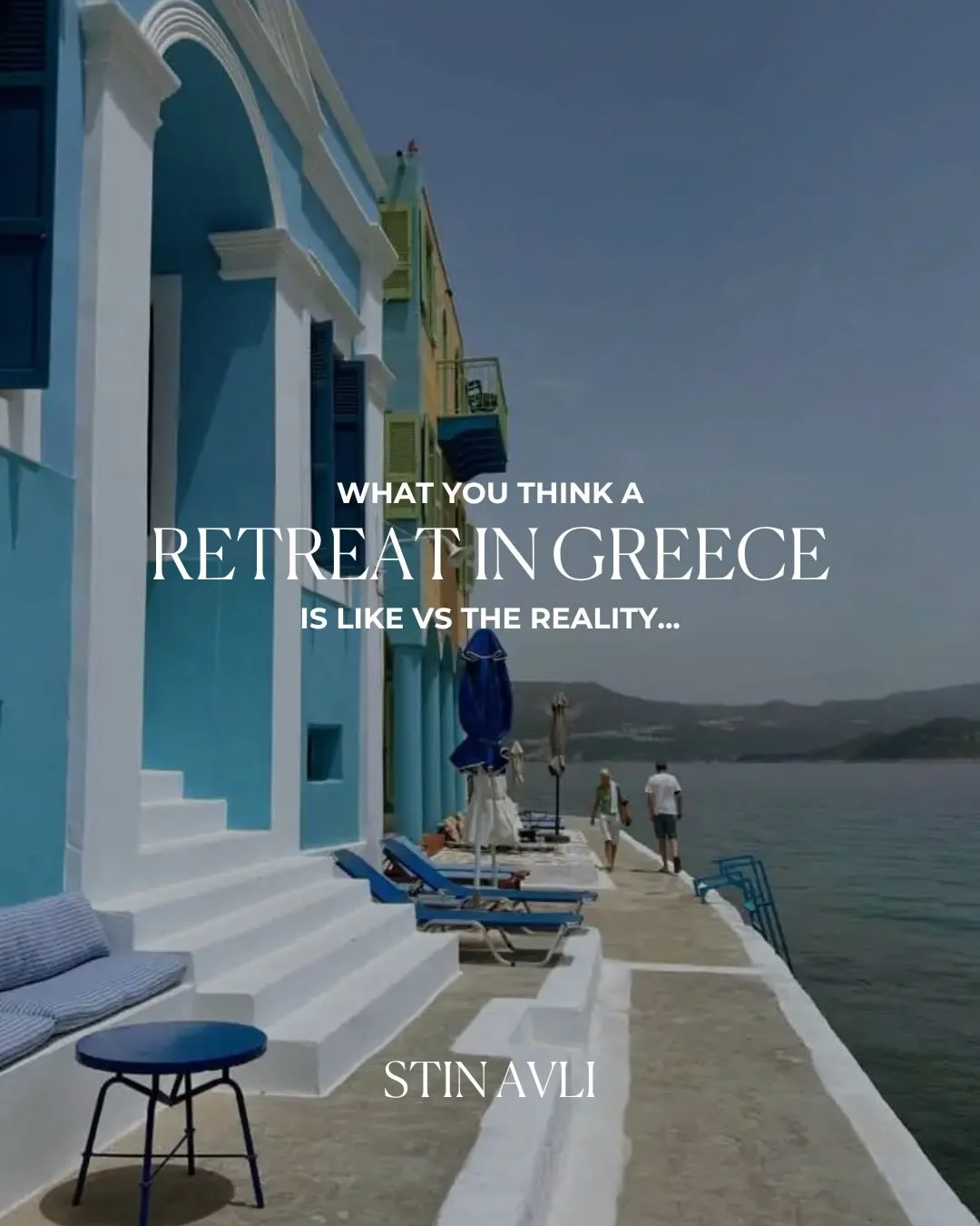 What you think a retreat is&hellip; vs what it actually is

A little reassurance for anyone who&rsquo;s been curious but unsure - it&rsquo;s far more relaxed, welcoming, and real than you might expect.

In Kastellorizo, it&rsquo;s about slowing down,
