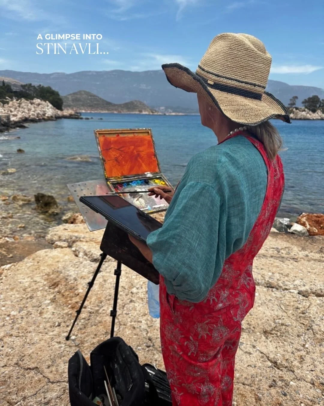 And that&rsquo;s a wrap on our beautiful painting retreat with @leannepearsonart 🇬🇷

So many beautiful memories made, new connections and lots of laughs. This is what Stin Avli is all about. 

#kastellorizo #greekretreat #paintingretreat #greektrav