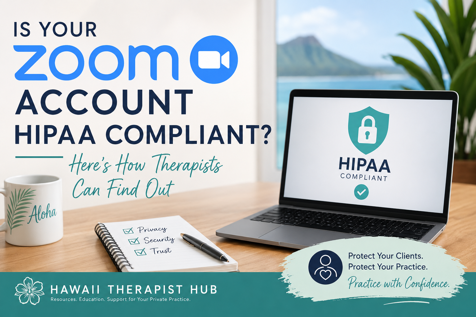 Is your Zoom HIPAA Compliant? Considerations for Zoom Therapy &amp; Telehealth Security