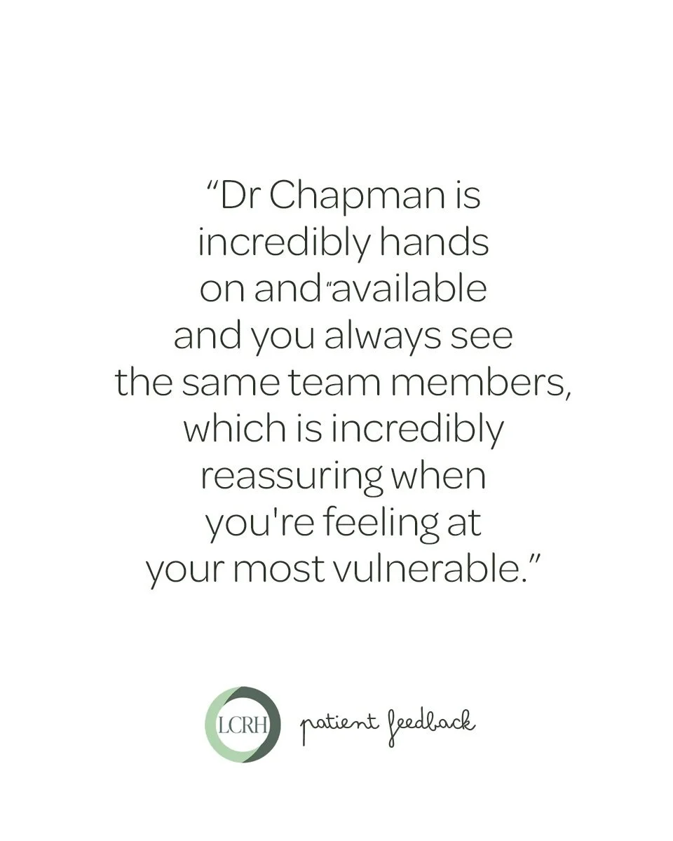 LCRH Patient Reviews. 
To read feedback from our patients please visit  www.lcrh.co.uk/reviews

#lcrhfertility #ivftreatmentuk #fertilitysuccess #ivfexperts #buildingfamilies