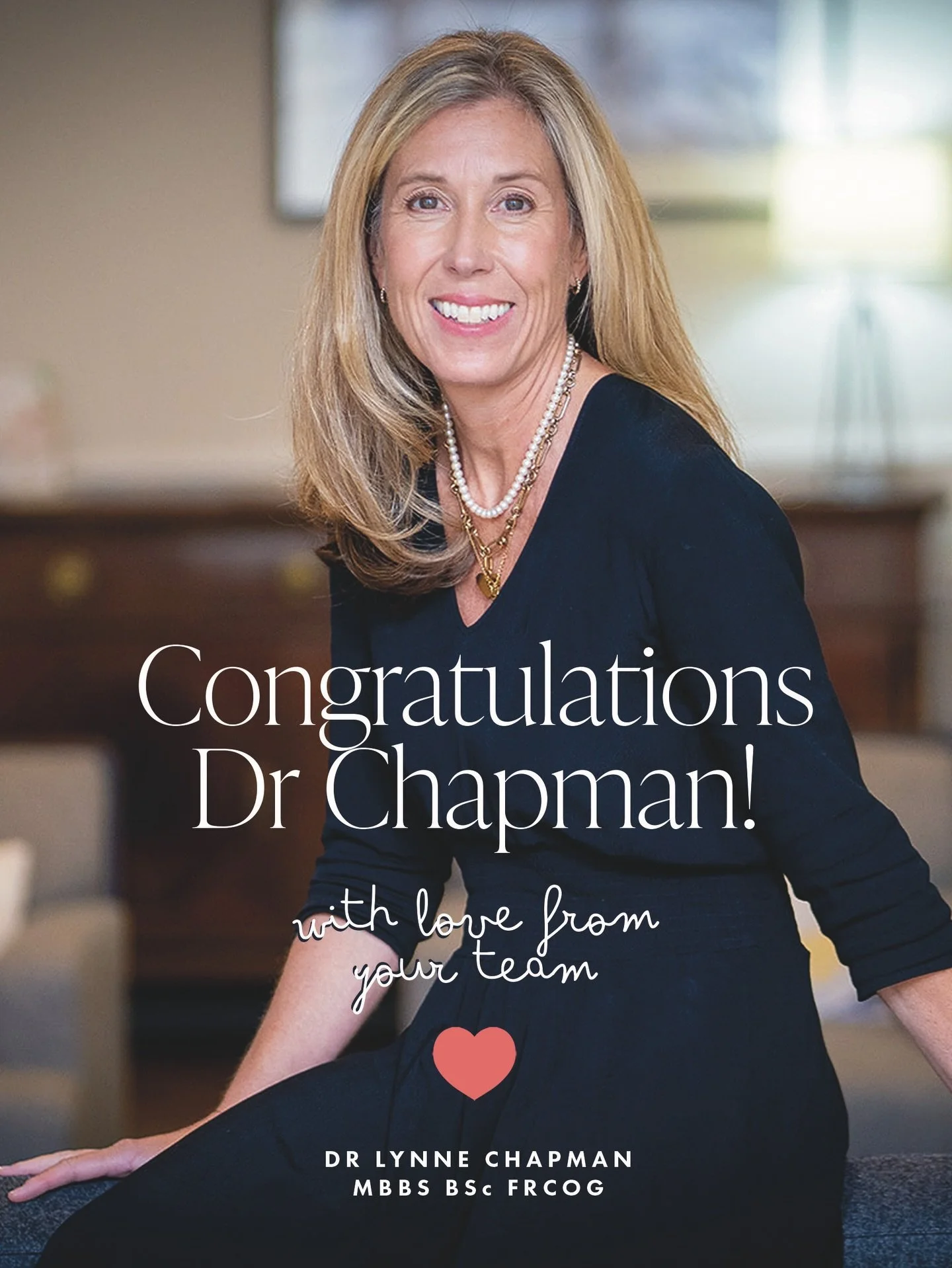 LCRH would like to congratulate Dr Chapman on her elevation to Fellowship of the Royal College of Obstetricians and Gynaecologists.

Congratulations Dr Chapman! 
From all of the team at LCRH

Dr Chapman&rsquo;s comment:

&ldquo;I am very proud to