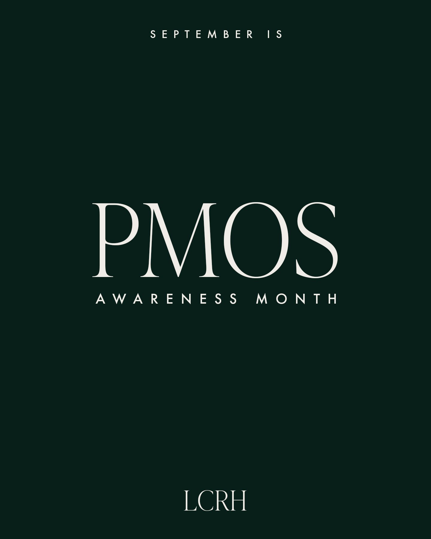 September is PMOS Awareness Month