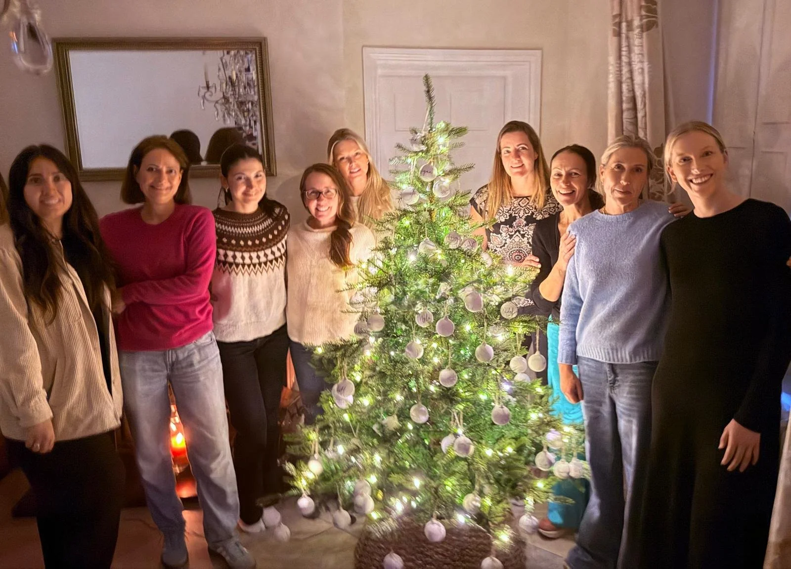 Here we are with the tree!