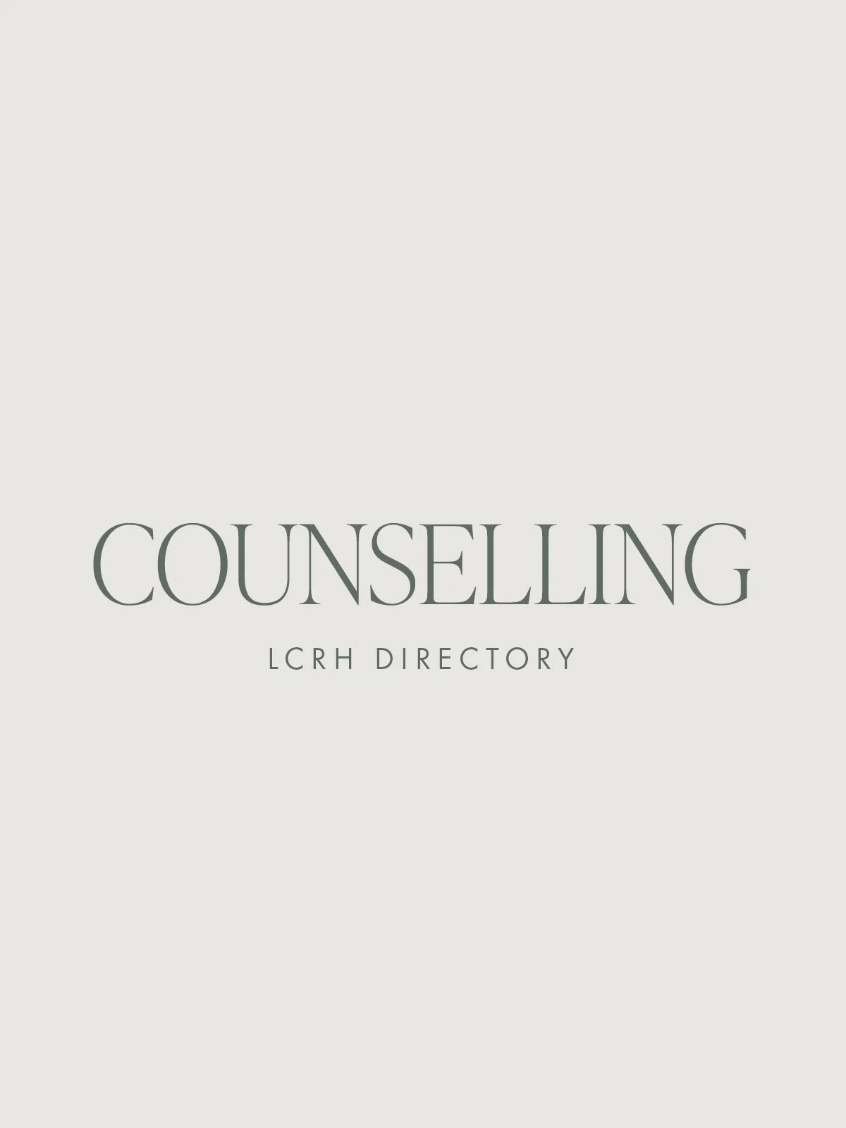 Counselling | click for details