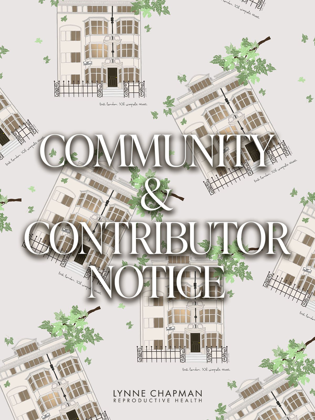 LCRH Community and Contributor Notice