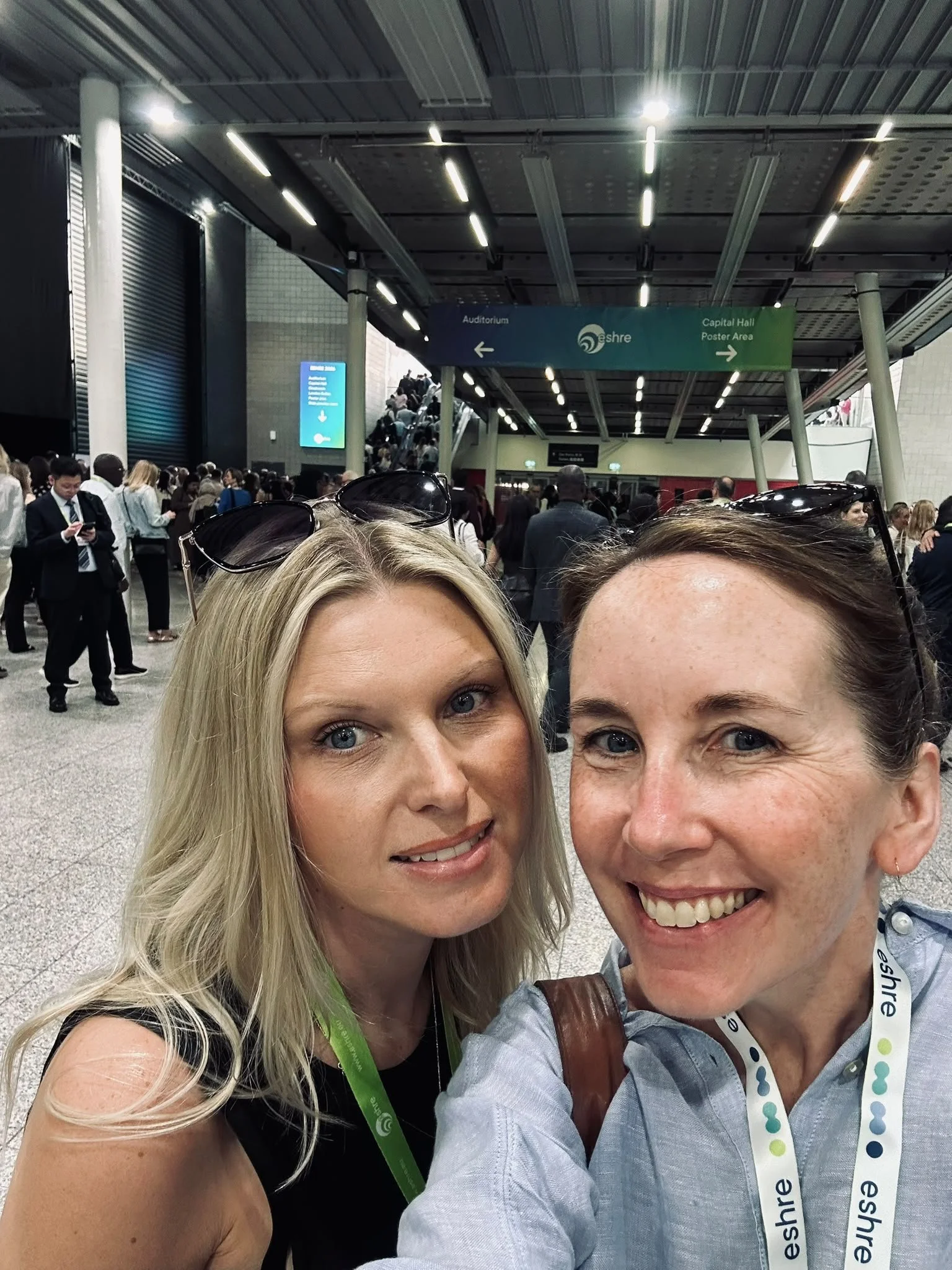 Shanee and Rebecca at ESHRE, London, 2026