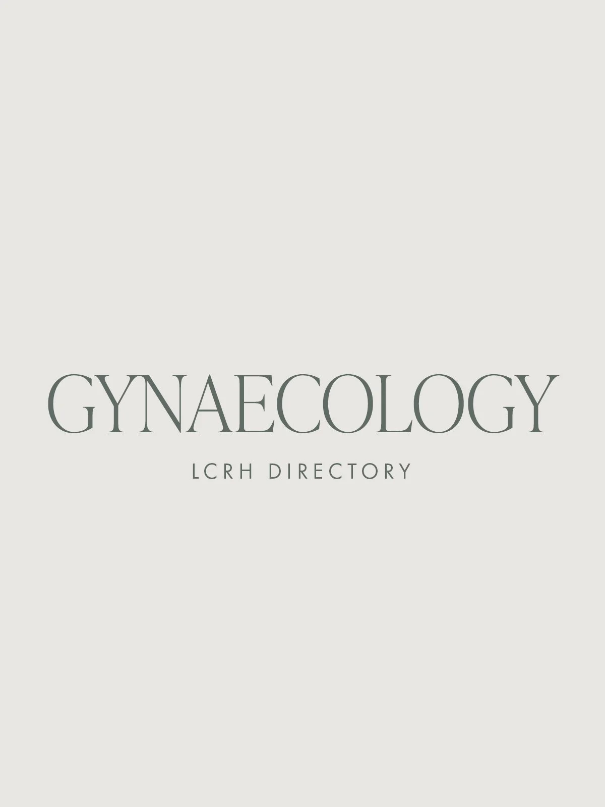 Gynaecology | click for details