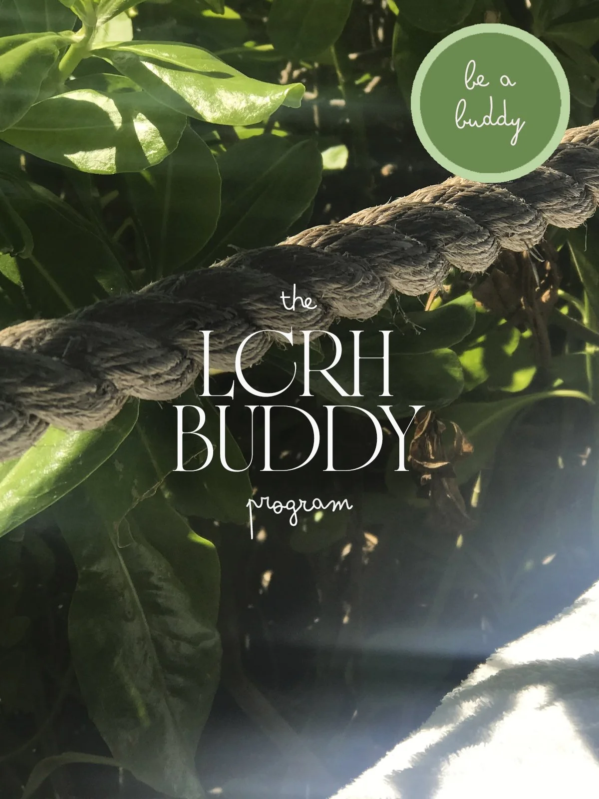 Be an LCRH Buddy