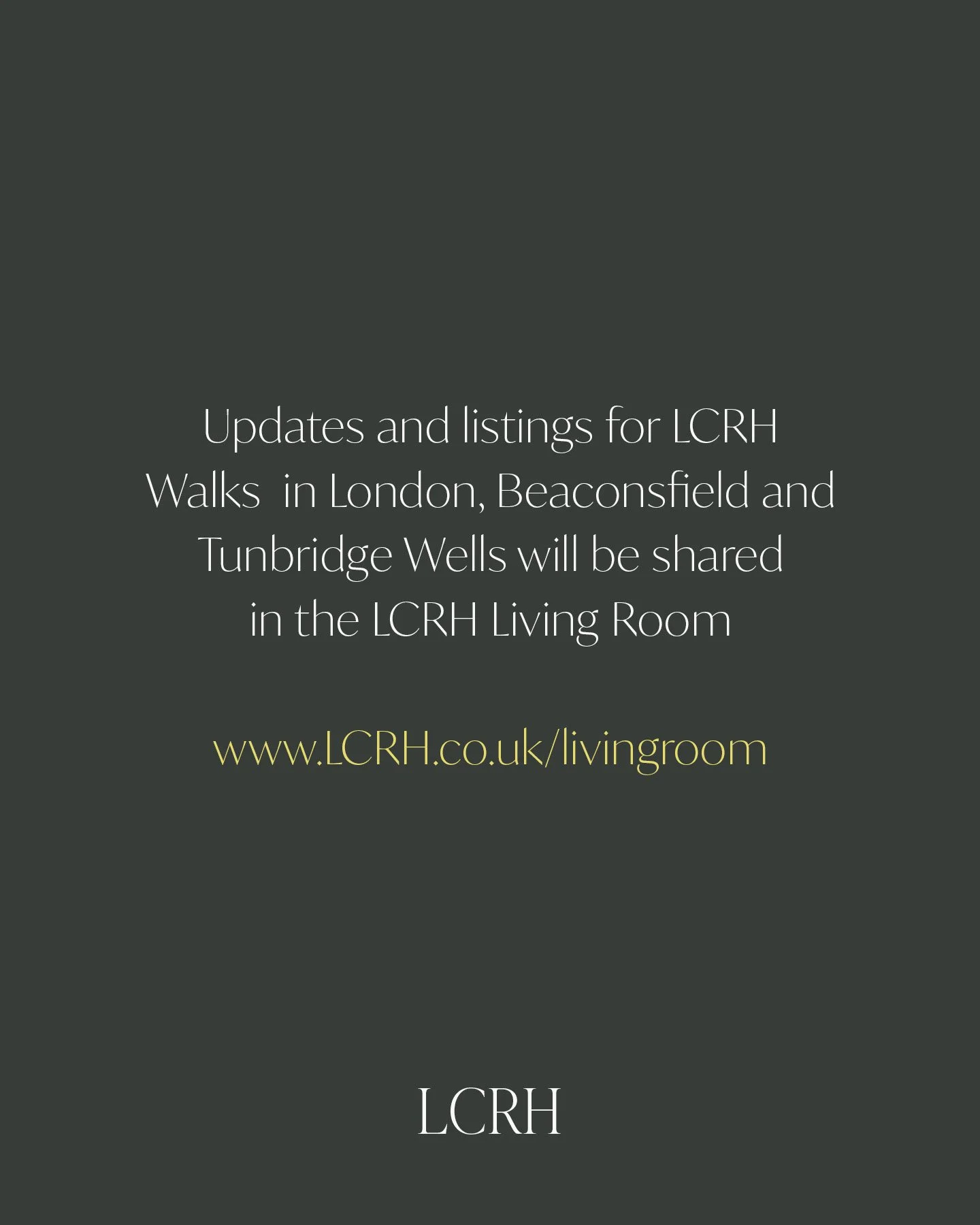 LCRH Reads is the LCRH Book Club